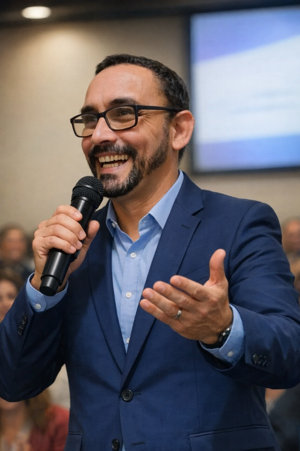 Lindembergue Santos, especialista em oratória